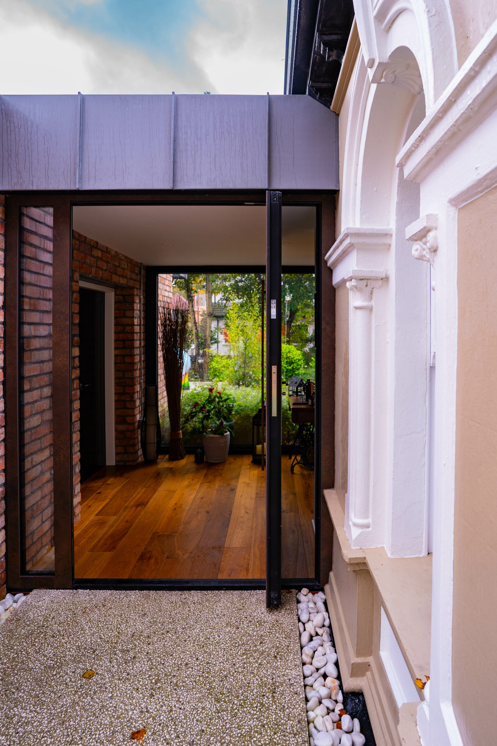 Gatehouse bronze entrance door