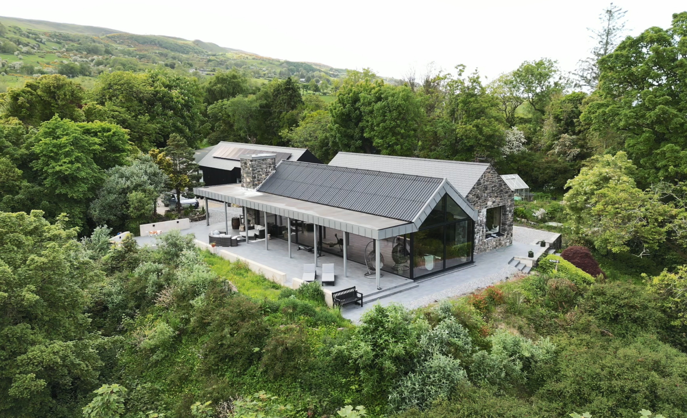 Wide angle shot of Coast Road House